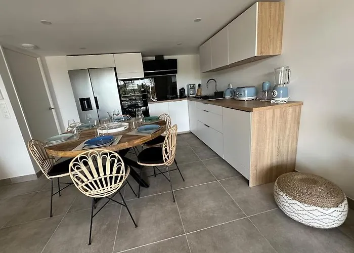 公寓 Magnifique T4 Neuf De 90m2 Avec Jardin Et Piscine Au Coeur De Maxime 圣马克西姆