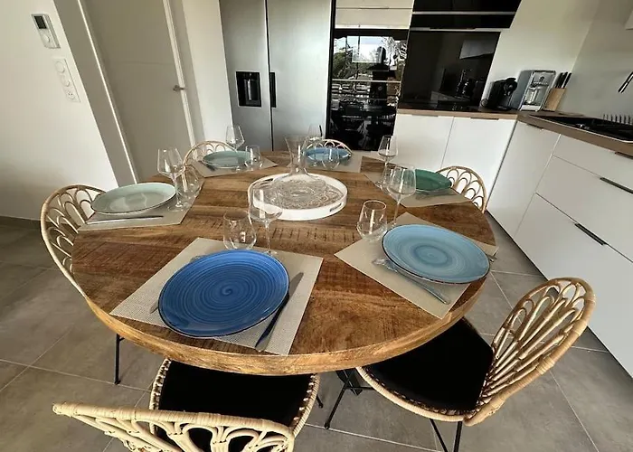 公寓 Magnifique T4 Neuf De 90m2 Avec Jardin Et Piscine Au Coeur De Maxime 圣马克西姆